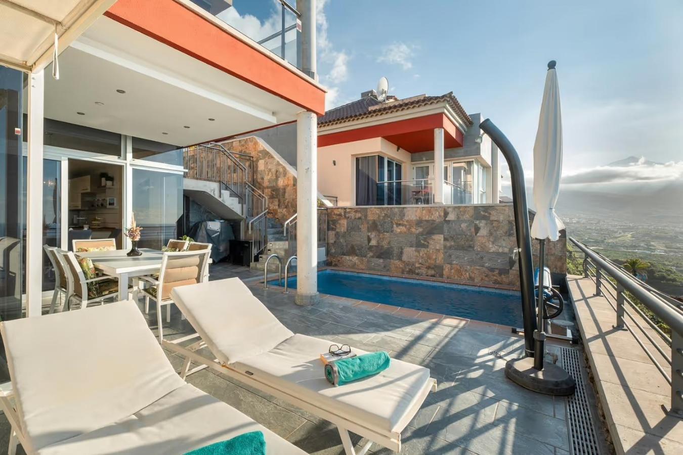 Villa Golden Horizon Con Piscina Privada Climatizada 圣乌尔苏拉 外观 照片